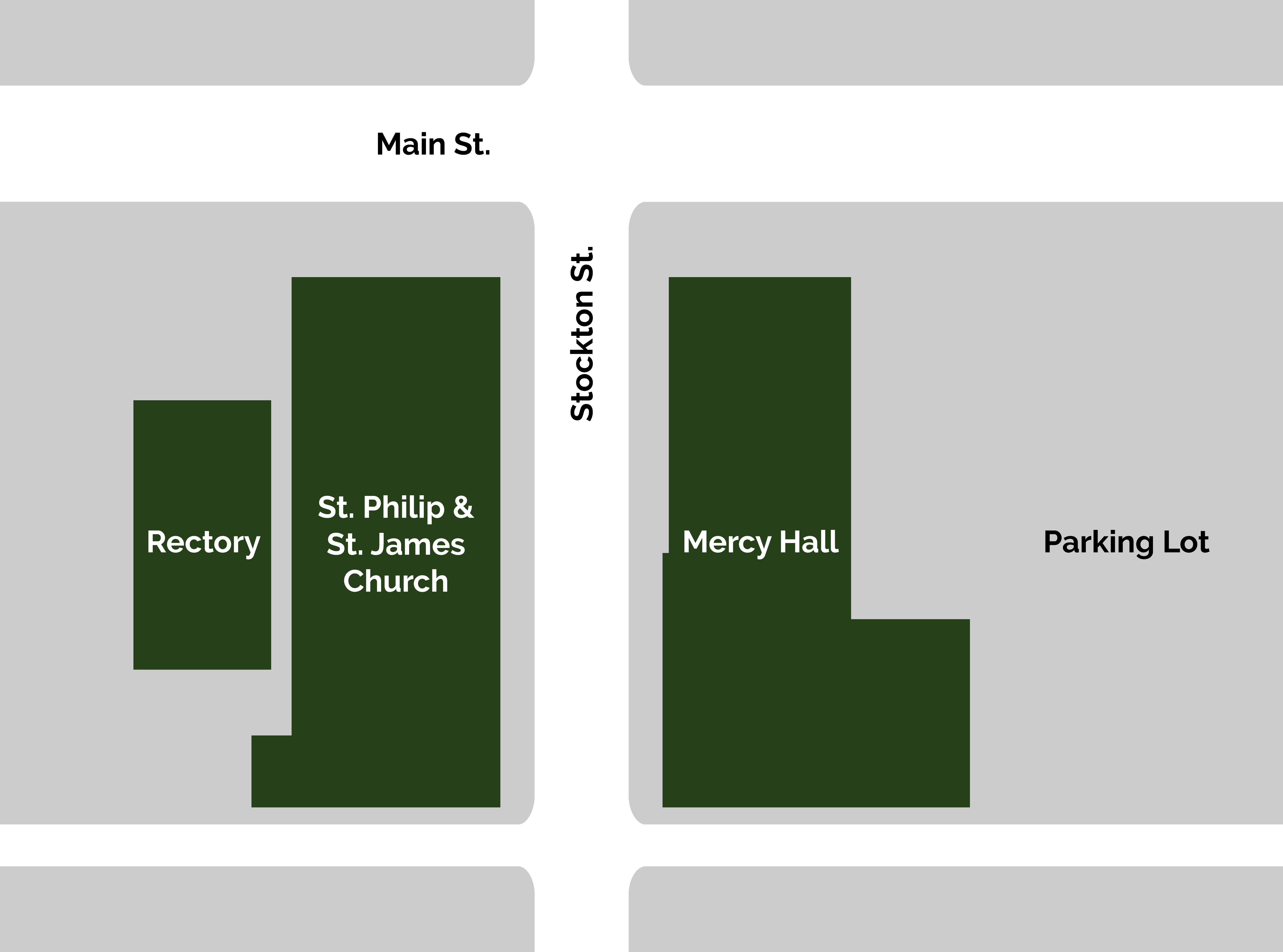 map of Saint Philip and Saint James Church